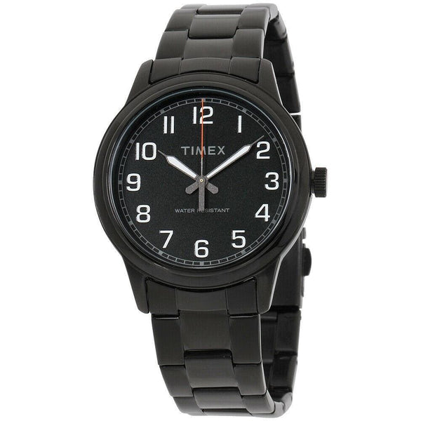 Timex Men's TW2R36800 New England Black Stainless Steel Watch