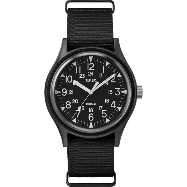 Timex Men's TW2R37400 MK1 Black Canvas Watch