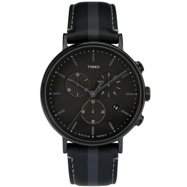 Timex Men's TW2R37800 Fairfield Chronograph Two-Tone Leather Watch