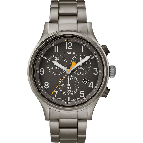 Timex Men's TW2R47700 Allied Chrono Chronograph Grey Stainless Steel Watch