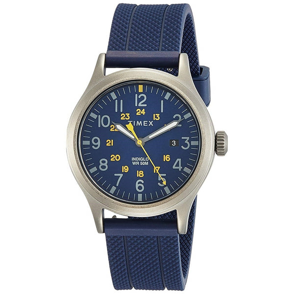 Timex Men's TW2R61100 Allied Blue Silicone Watch