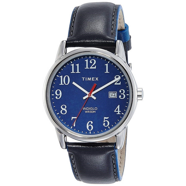 Timex Men's TW2R62400 Easy Rider Blue Leather Watch