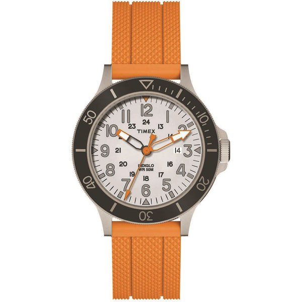 Timex Men's TW2R67400 Allied Orange Silicone Watch