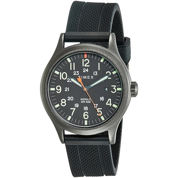 Timex Men's TW2R67500 Allied Black Silicone Watch