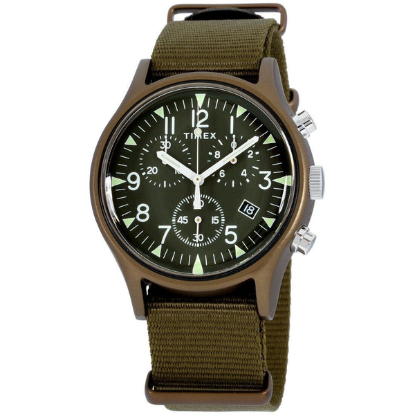 Timex Unisex TW2R67800 MK1 Green Canvas Watch