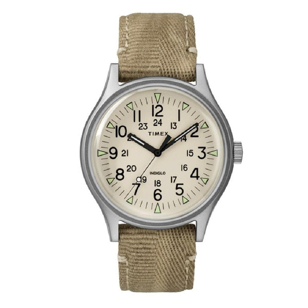 Timex Men's TW2R68000 MK1 Brown Fabric Watch