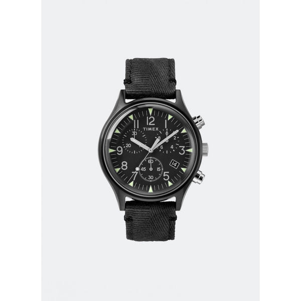 Timex Men's TW2R68700 MK1 Chronograph Black Fabric Watch
