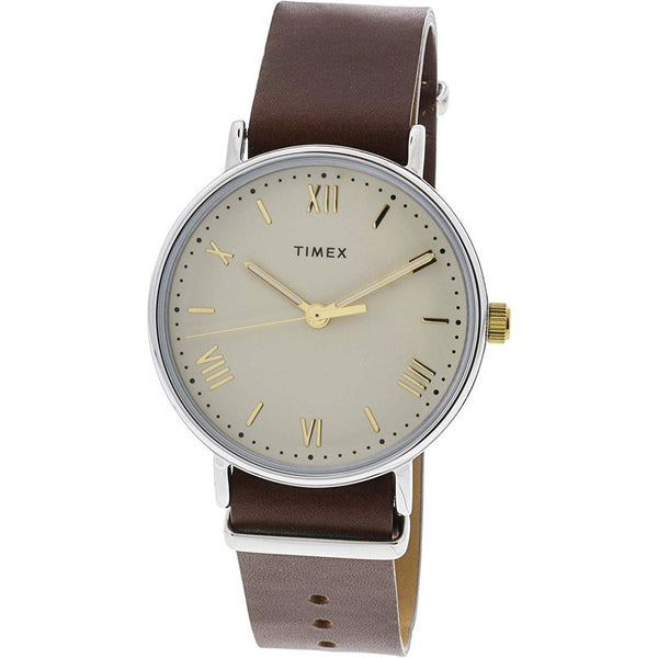 Timex Men's TW2R80400 Southview Brown Leather Watch