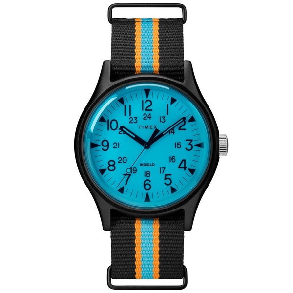 Timex Men's TW2T25400 MK1 Aluminum California Multicolored Canvas Watch