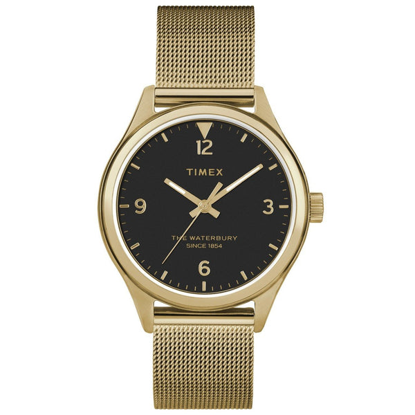 Timex Women's TW2T36400 The Waterbury Gold-Tone Stainless Steel Watch