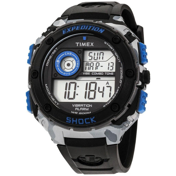 Timex Men's TW4B00300 Expedition Black Plastic Watch
