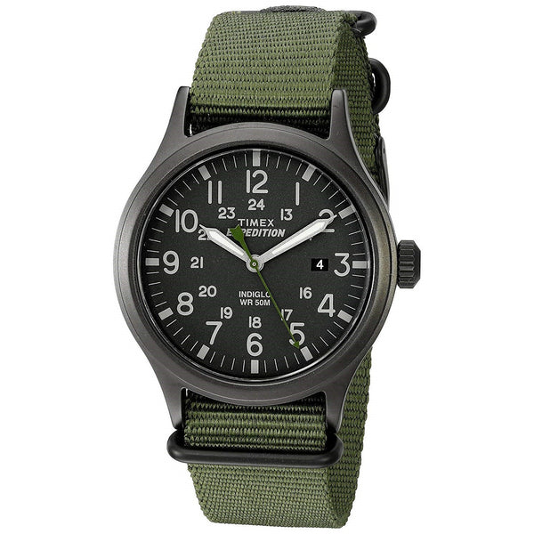 Timex Men's TW4B04700 Expedition Scout Green Nylon Watch