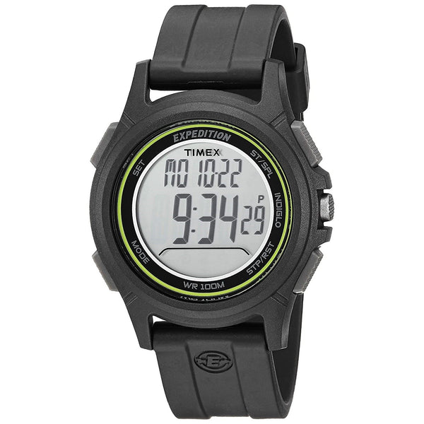 Timex Men's TW4B12100 Expedition Black Resin Watch