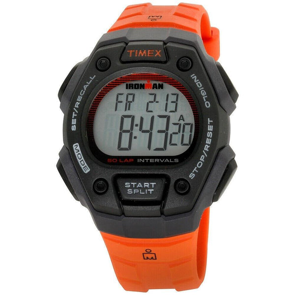 Timex Men's TW5K86200 Ironman Orange Resin Watch