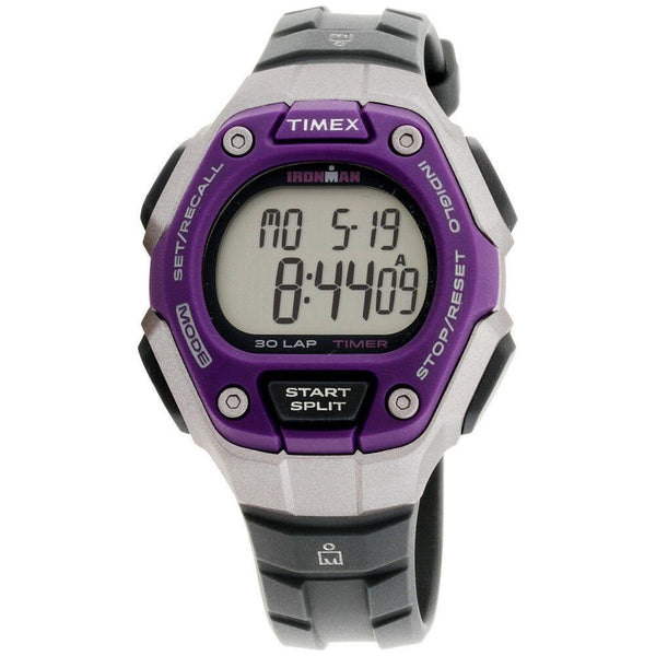 Timex Women's TW5K89500 Ironman Black Plastic Watch