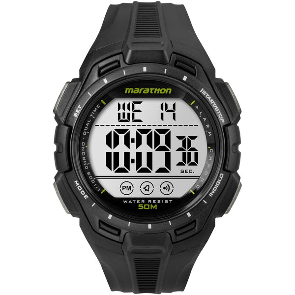 Timex Men's TW5K94800 Marathon Black Resin Watch