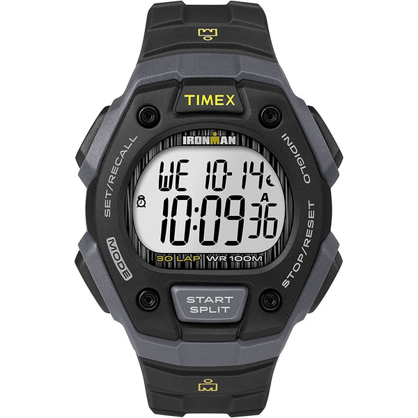 Timex Men's TW5M09500 Ironman Classic Black Resin Watch