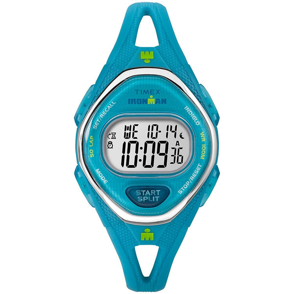 Timex Women's TW5M13500 Ironman Sleek Blue Silicone Watch
