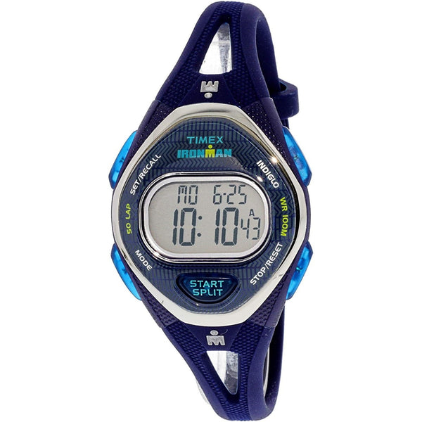 Timex Women's TW5M13600 Ironman Blue Silicone Watch