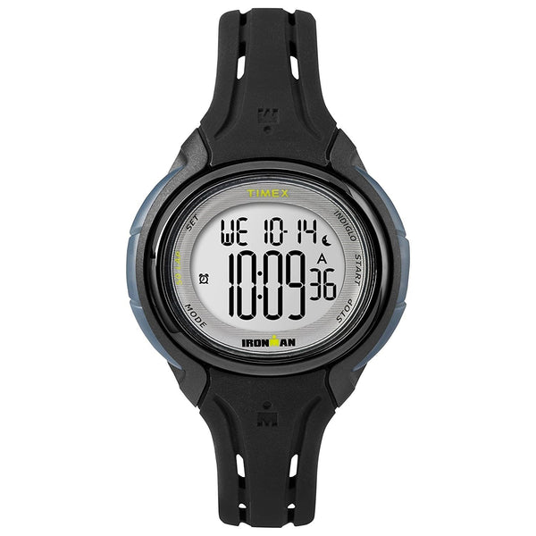 Timex Women's TW5M13700 Ironman Sleek Black Silicone Watch