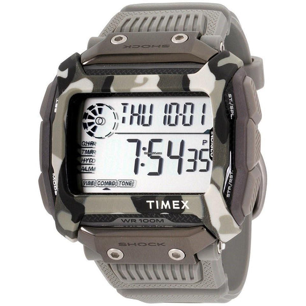 Timex Men's TW5M18300 Command Shock Green Plastic Watch