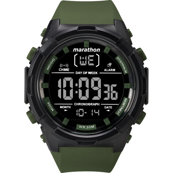 Timex Men's TW5M22200 Marathon Green Silicone Watch