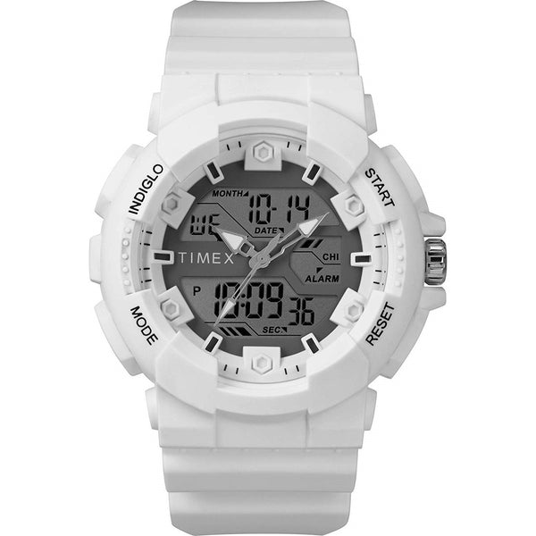 Timex Men's TW5M22400 Orologio White Resin Watch