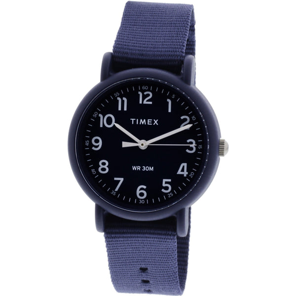 Timex Women's TWG018400 Weekender Blue Canvas Watch