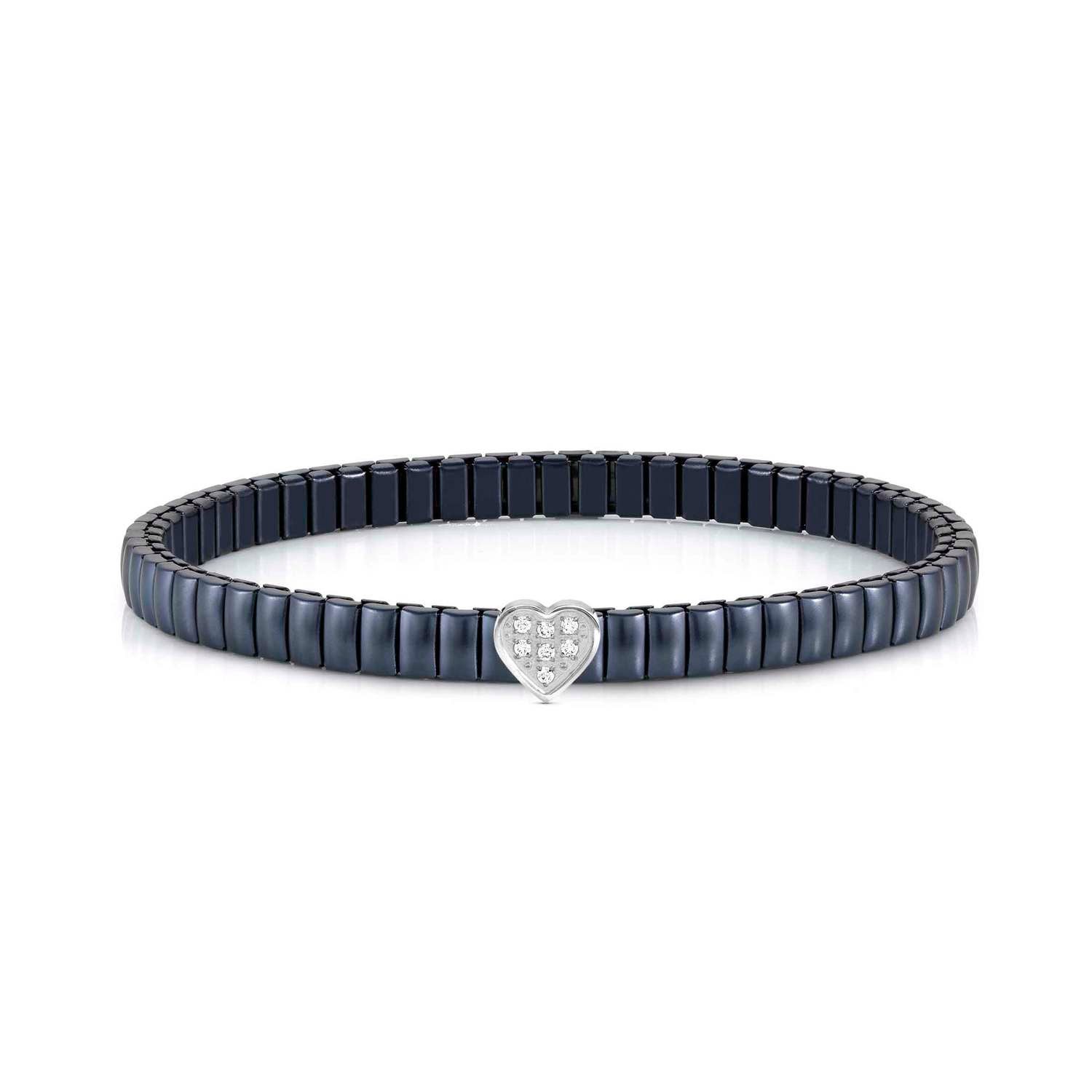 Extension bracelet with PVD finish with Heart