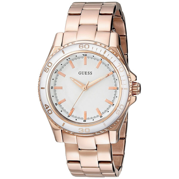 Guess Women's U0557L2 Rose-Tone Stainless Steel Watch