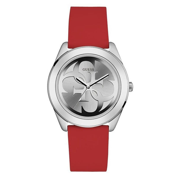 Guess Women's U0911L9 Casual Red Silicone Watch