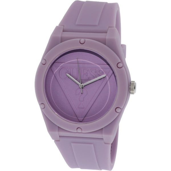 Guess Women's U0979L8 Casual Purple Silicone Watch