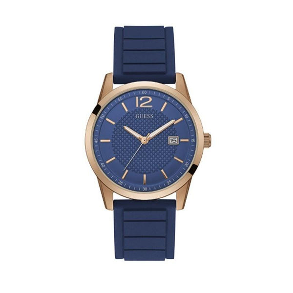 Guess Men's U0991G4 Perry Blue Silicone Watch