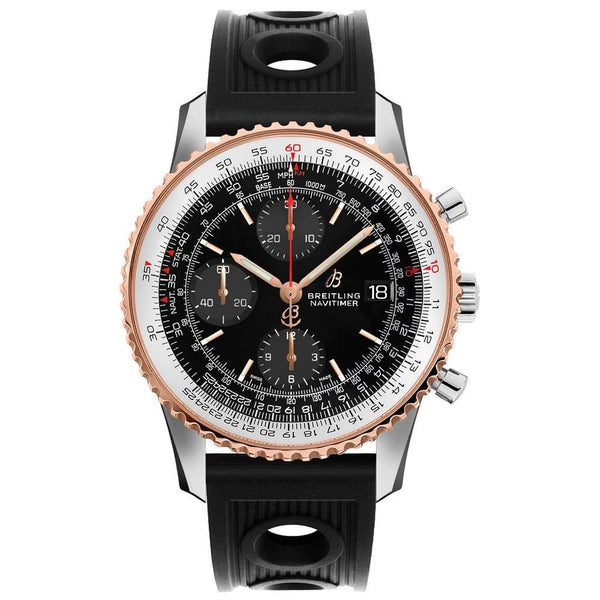 Breitling Men's U1332421-BG73-200S Navitimer 1 Chronograph Black Rubber Watch