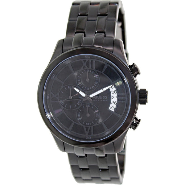 Guess Men's U17526G1 Chronograph Black Stainless Steel Watch