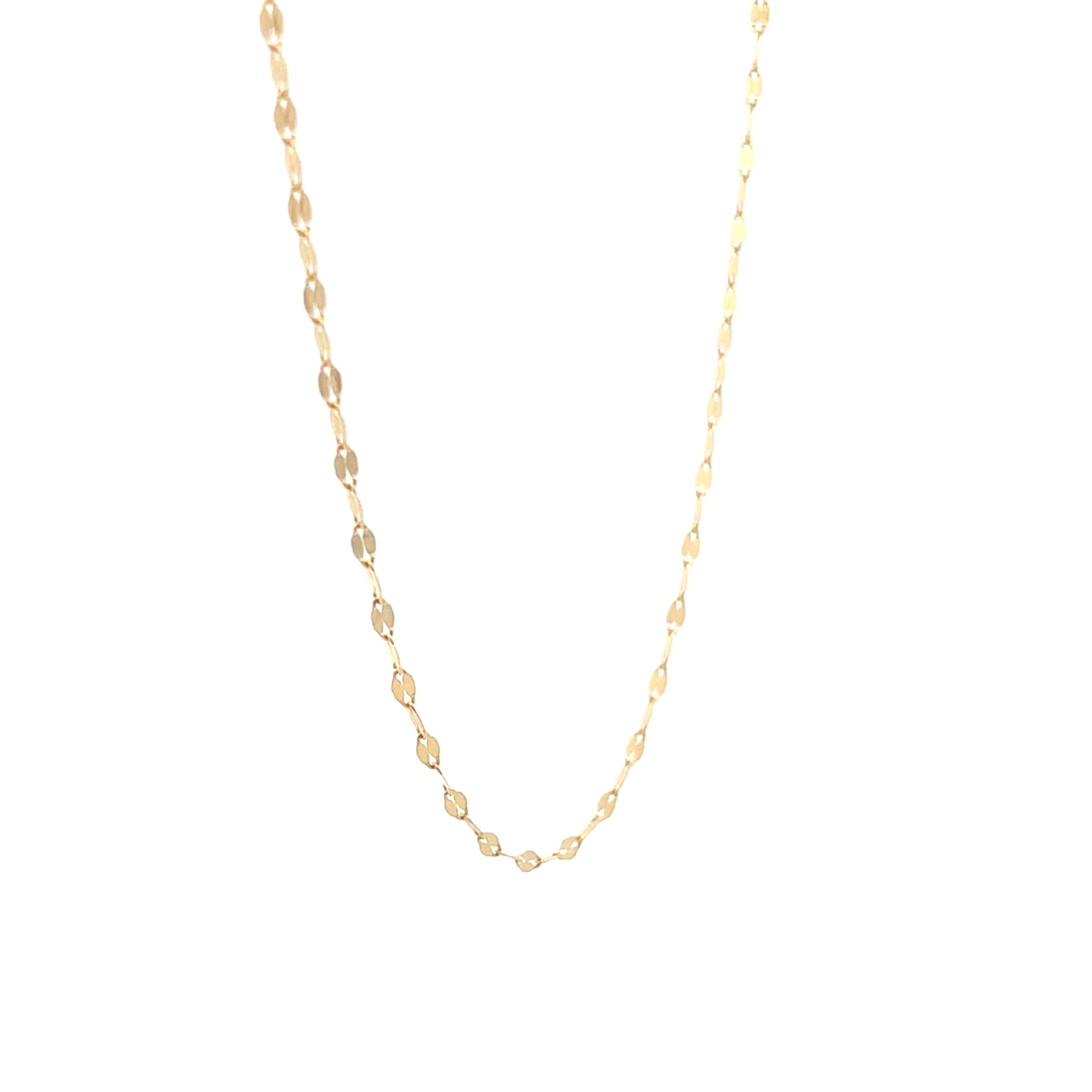 14k Gold Sparkling Chain