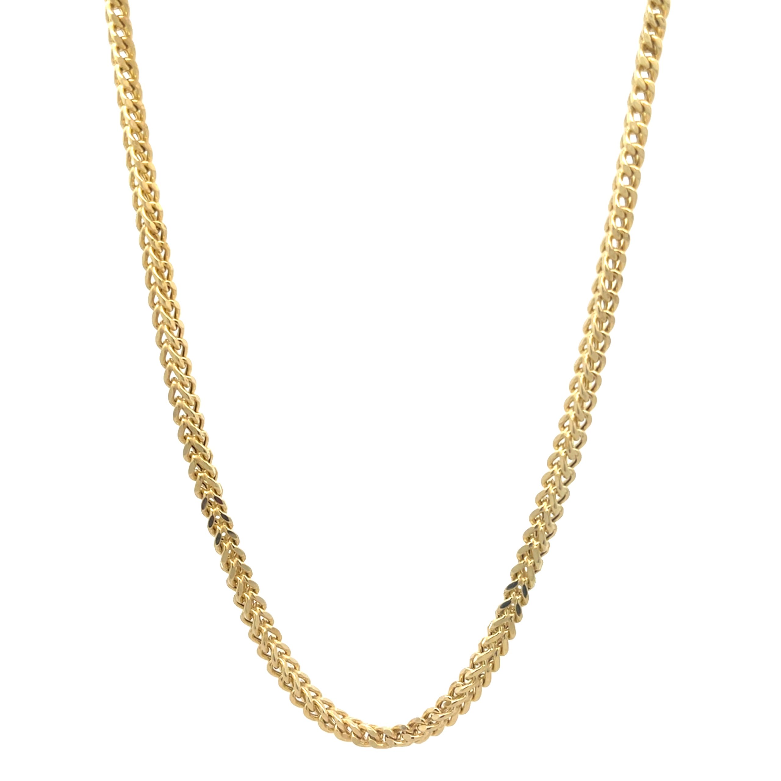 14K Gold Franco Link Chain