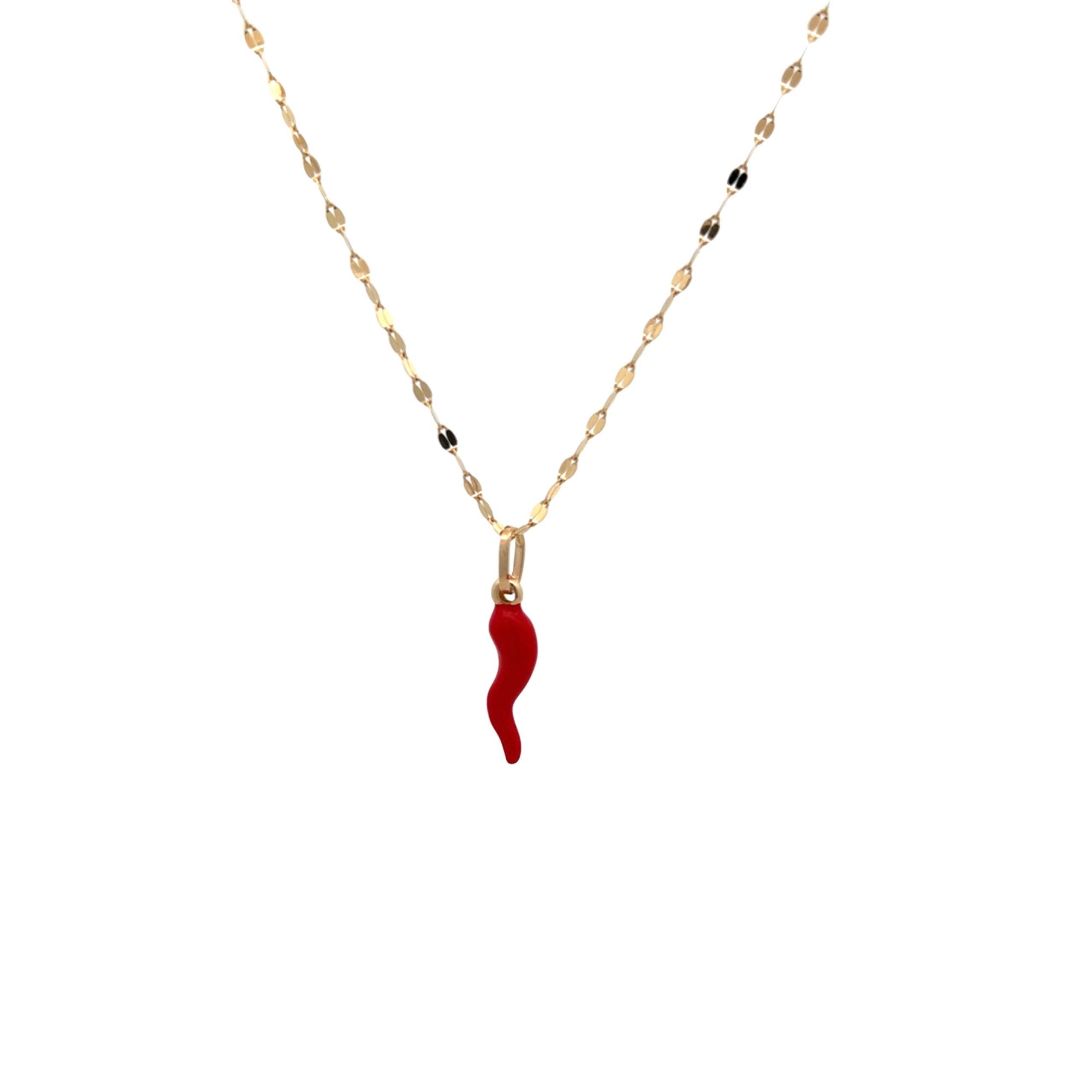 14K Gold Red Chilli Peper