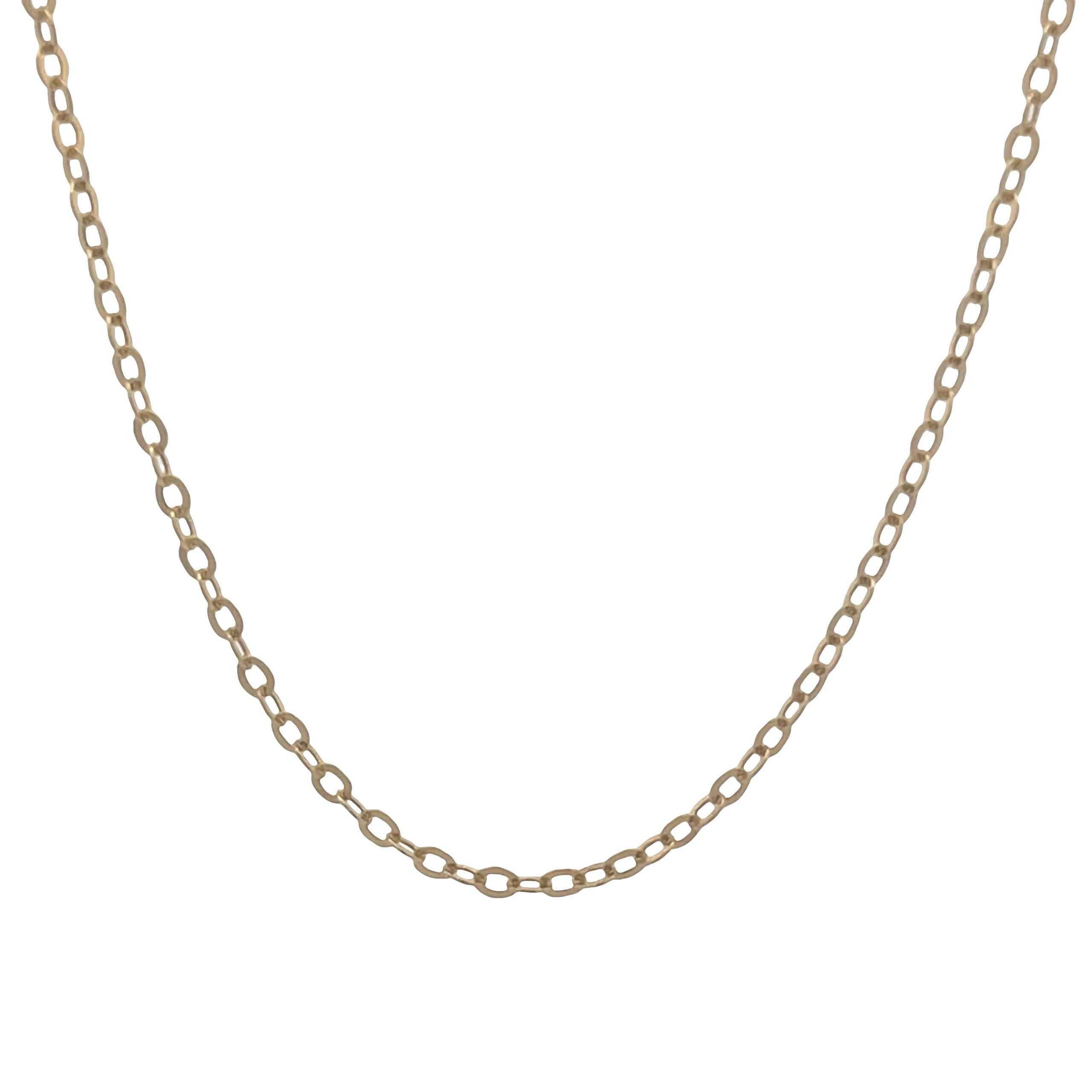 14K Gold Big Rolo Chain