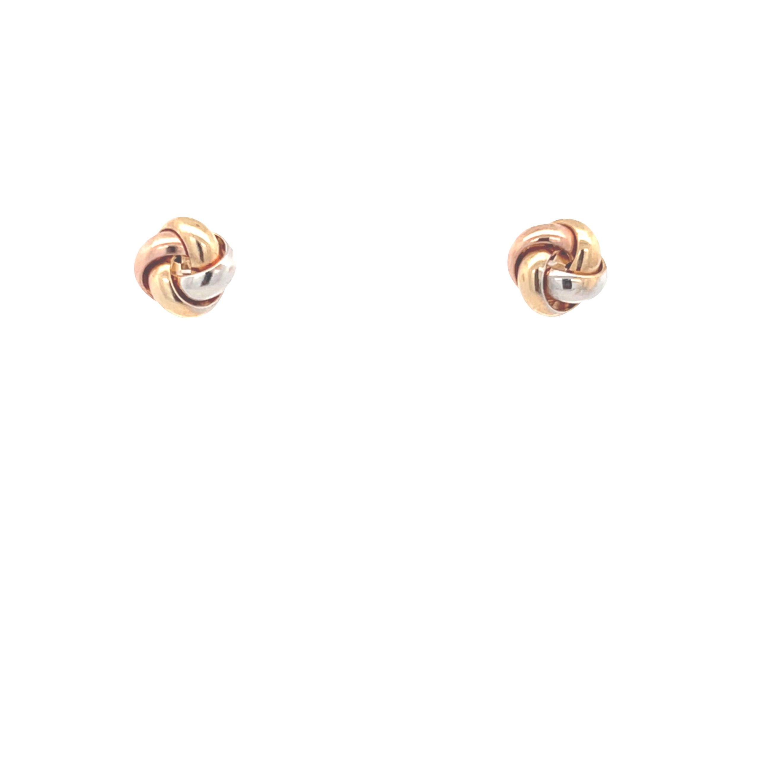 14K Gold Graceful Stud Earring