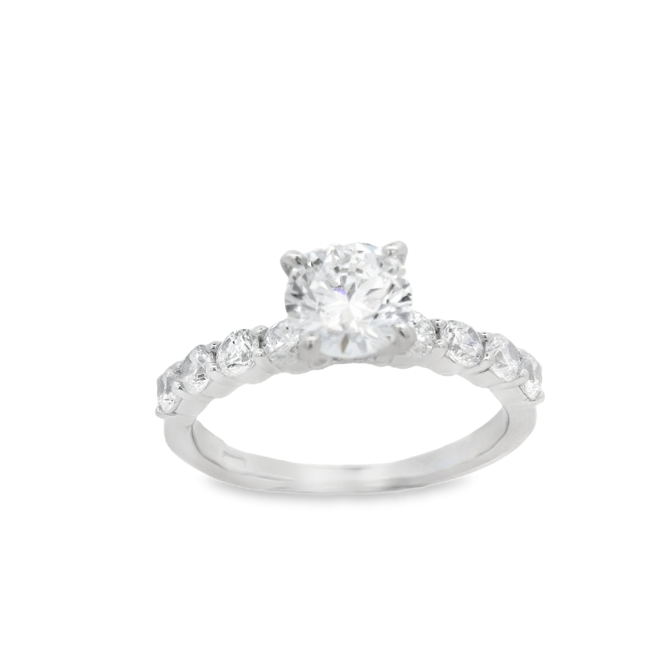 Suspiria Wedding Ring 925 CZ with 9 CZ