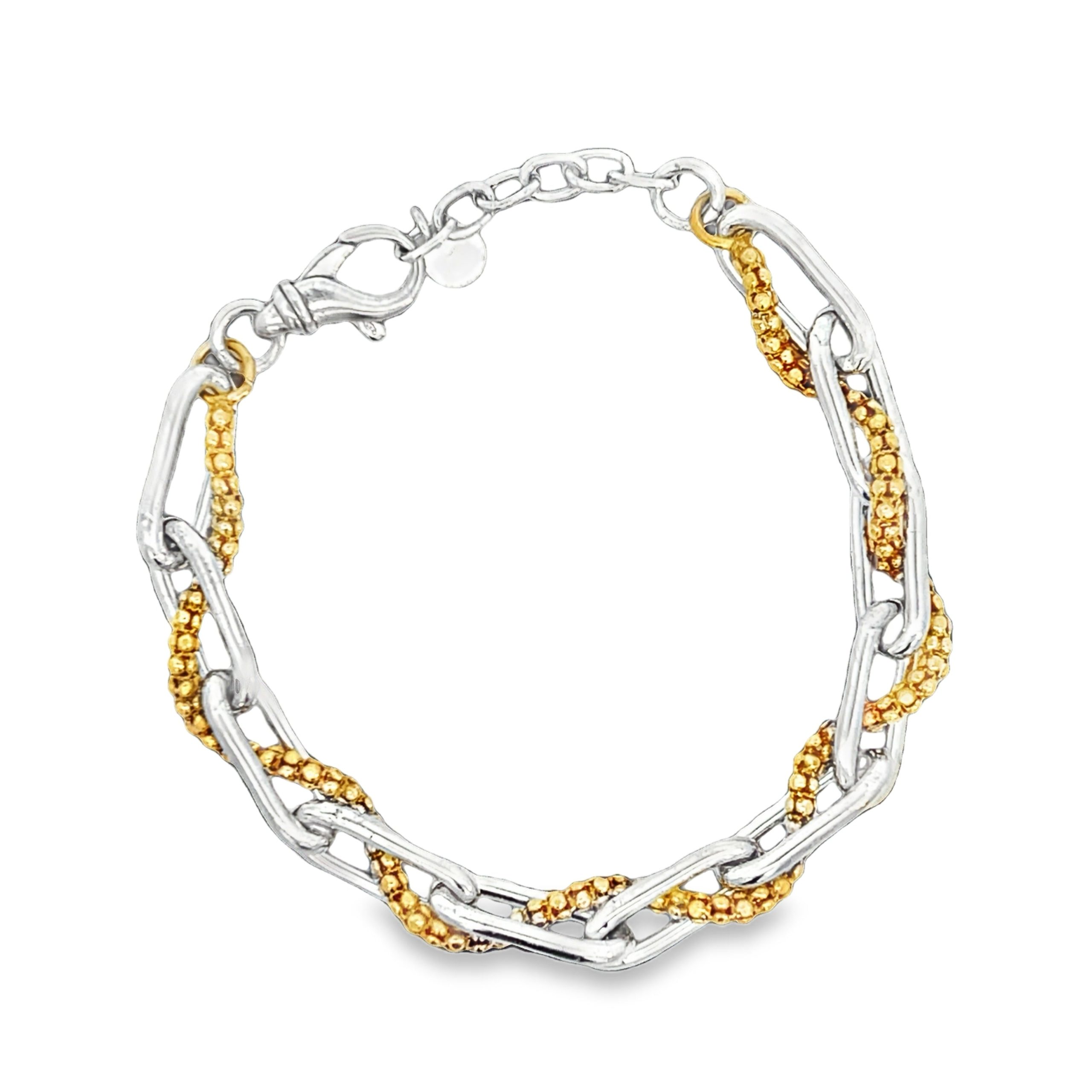 Marcello Pane Clasp Link Bracelet