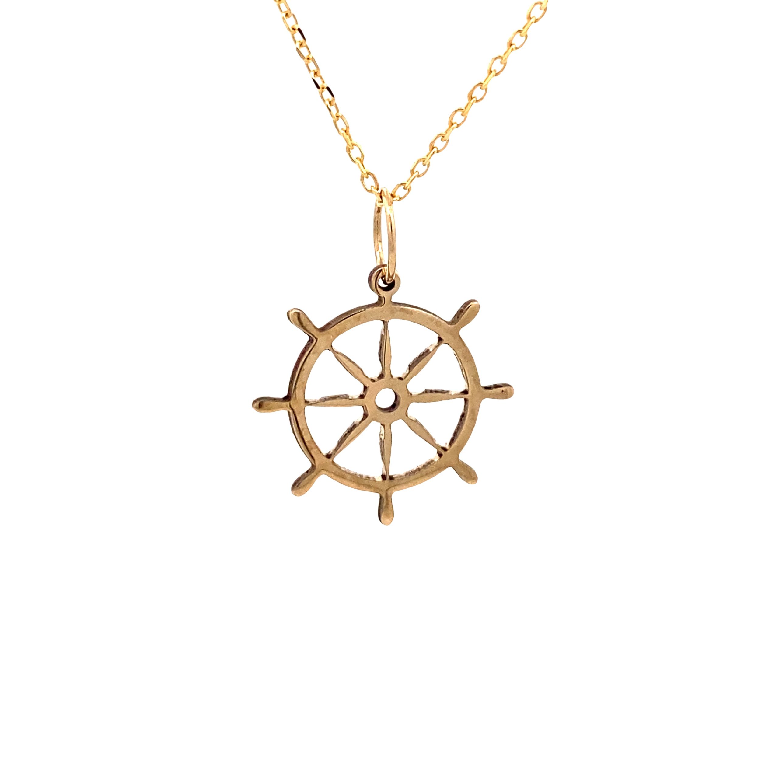 14K Gold Helm Custom Charm