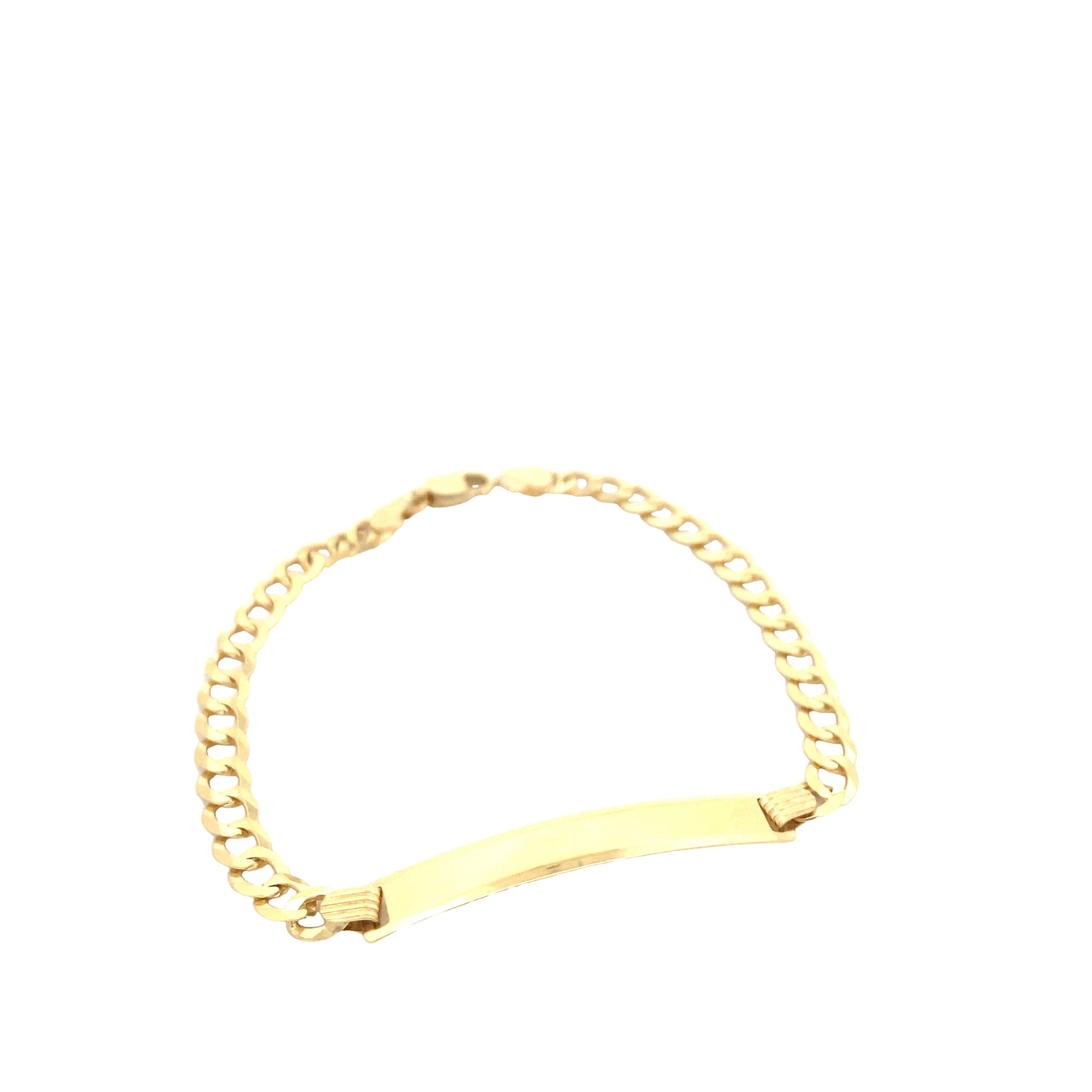 14k Gold Eternal Message Gold Bracelet