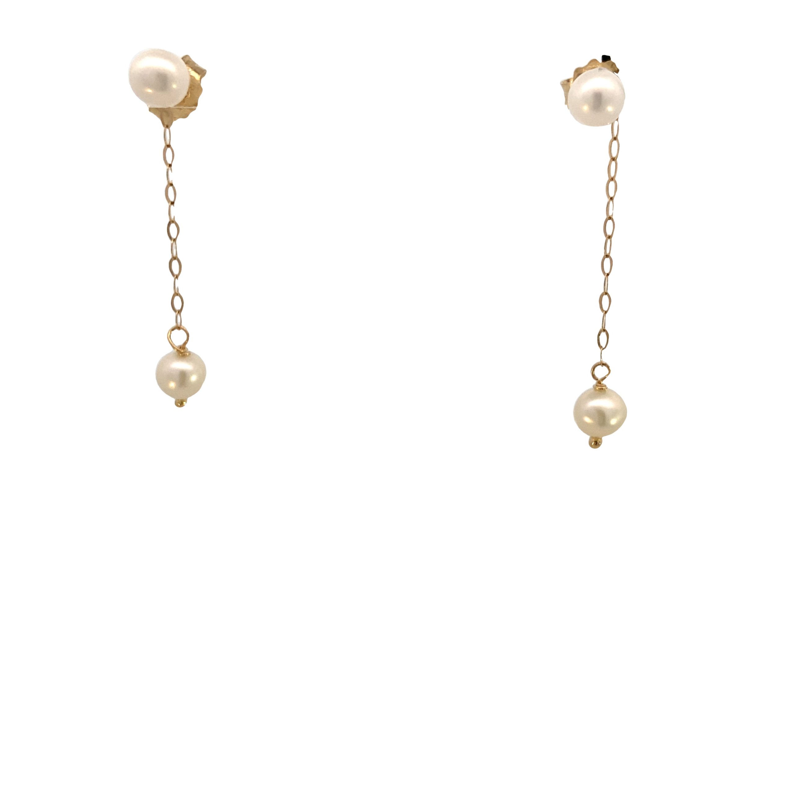 18K Gold Lolita Pearl Earrings