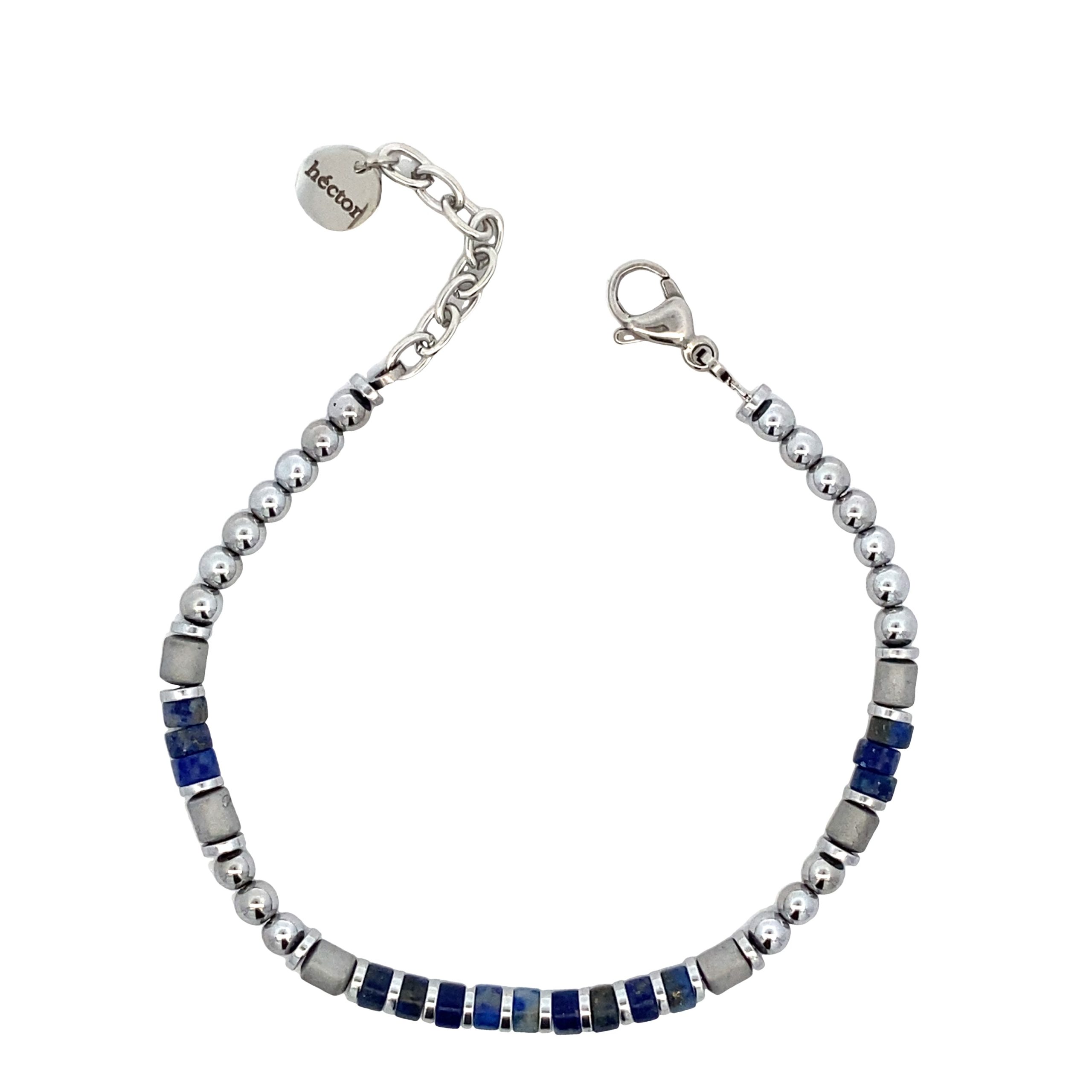 Hector by Marcello Pane Blue Stones Men Bracelet