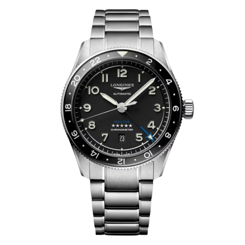 Longines Spirit Zulu Time Black GMT - L3.812.4.53.6