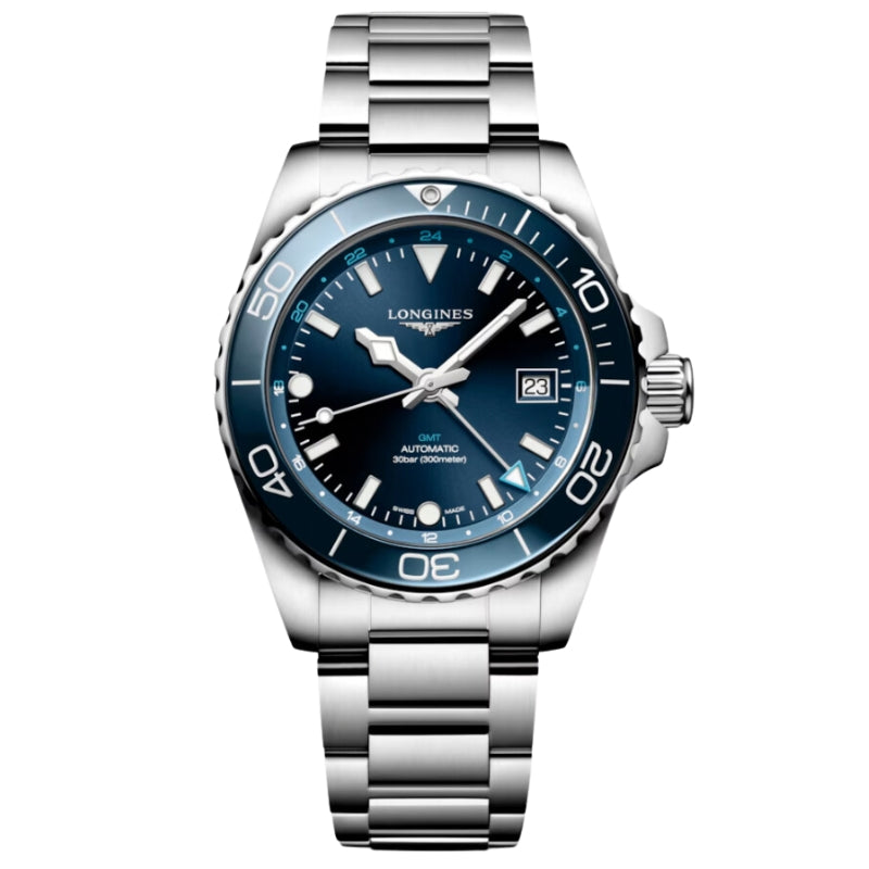 Longines Hydroconquest Blue Dial GMT 41mm - L3.790.4.96.6