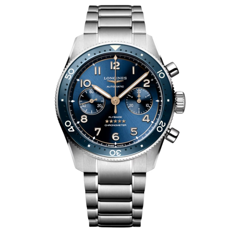Longines Spirit Flyback Chronograph Blue Dial GMT - L3.821.4.93.6