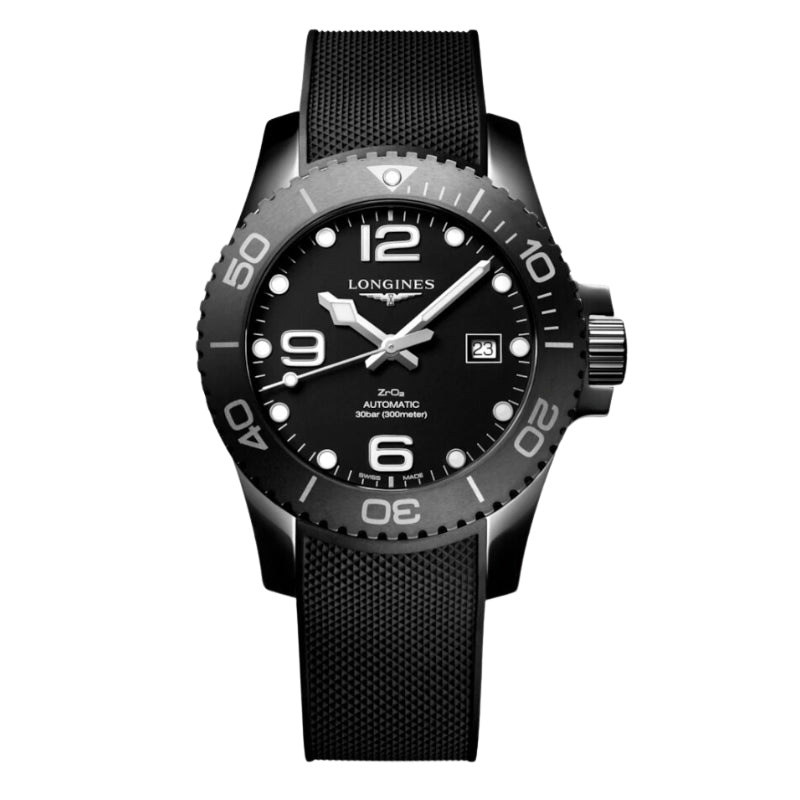 Longines Hydroconquest Black Ceramic Black Dial 43mm - L3.784.4.56.9